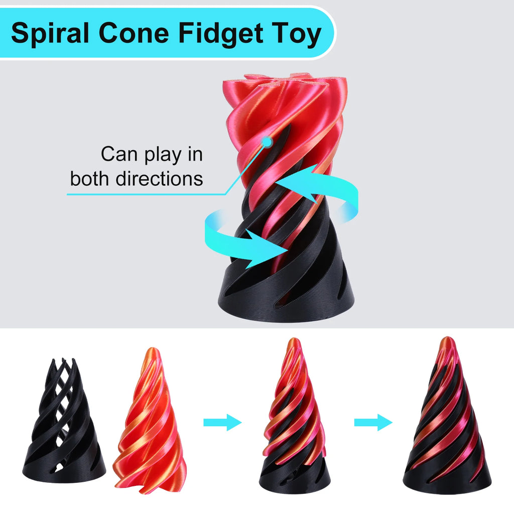 Spiral Cone Fidget Set