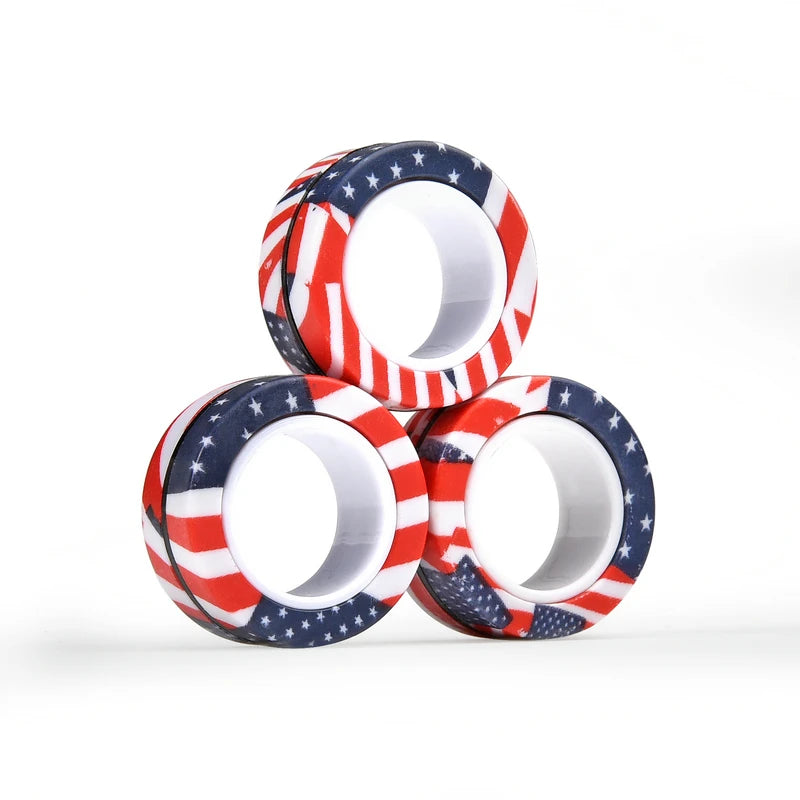 Magnetic Fingertip Rings Set