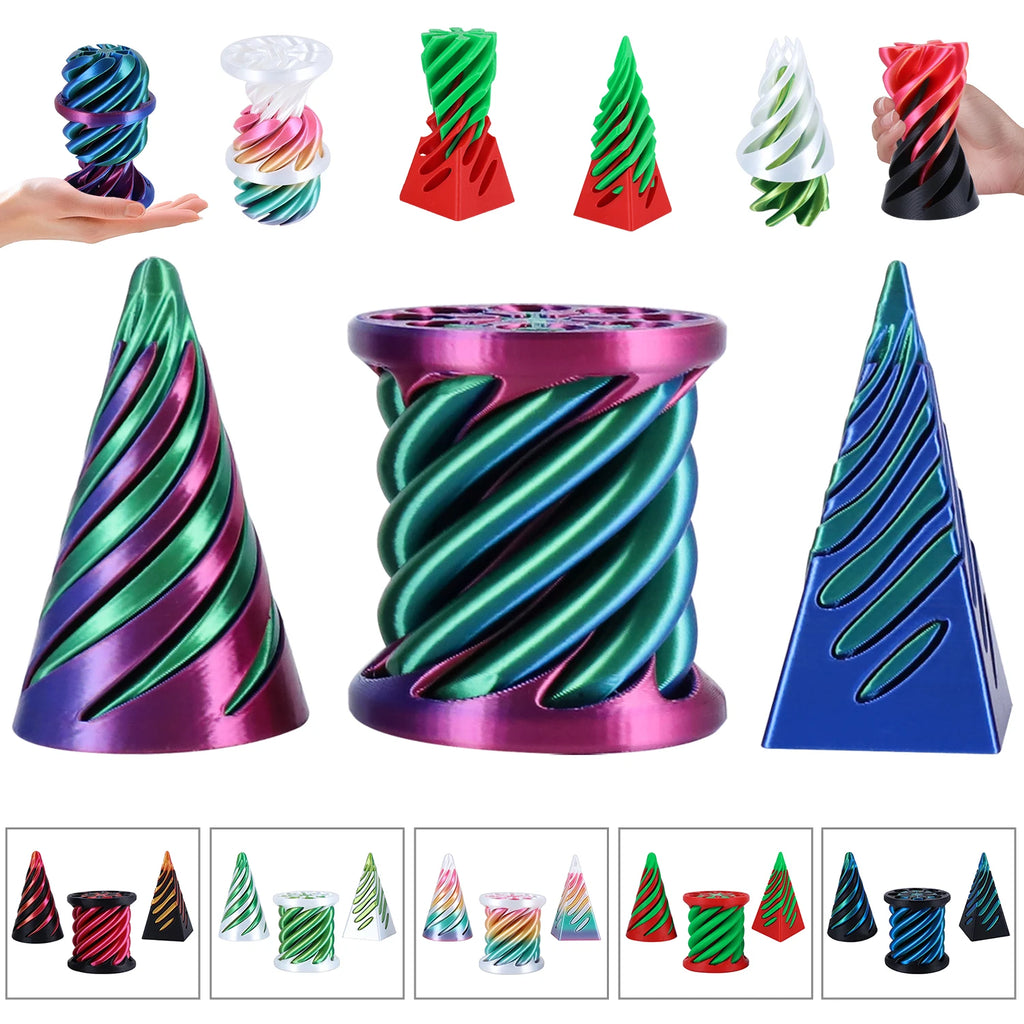 Spiral Cone Fidget Set