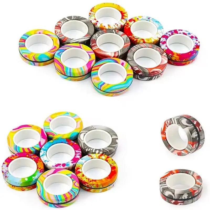 Magnetic Fingertip Rings Set