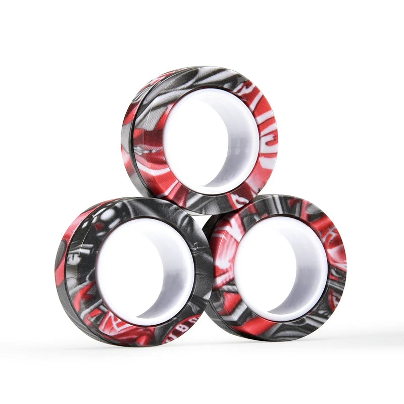 Magnetic Fingertip Rings Set