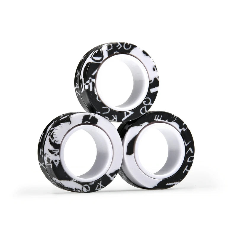 Magnetic Fingertip Rings Set