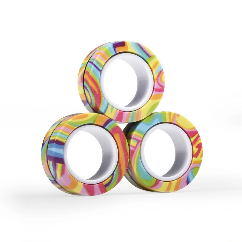 Magnetic Fingertip Rings Set