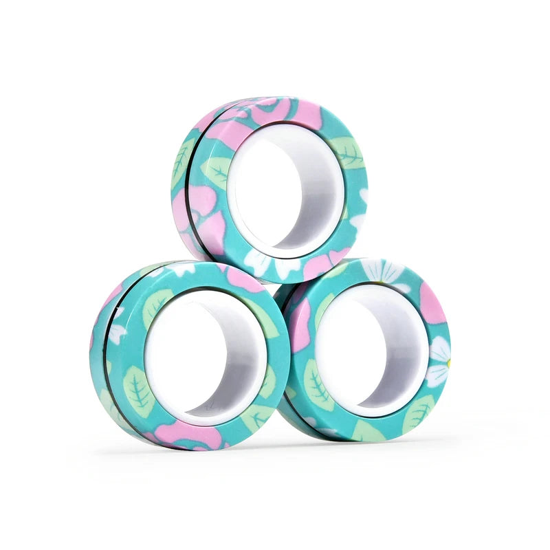 Magnetic Fingertip Rings Set