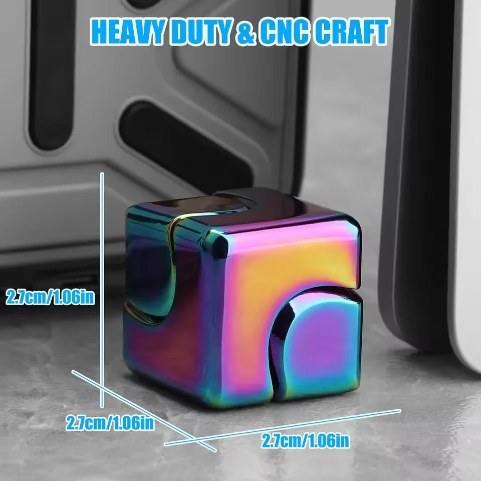 Metal Cube Gyro Spinner