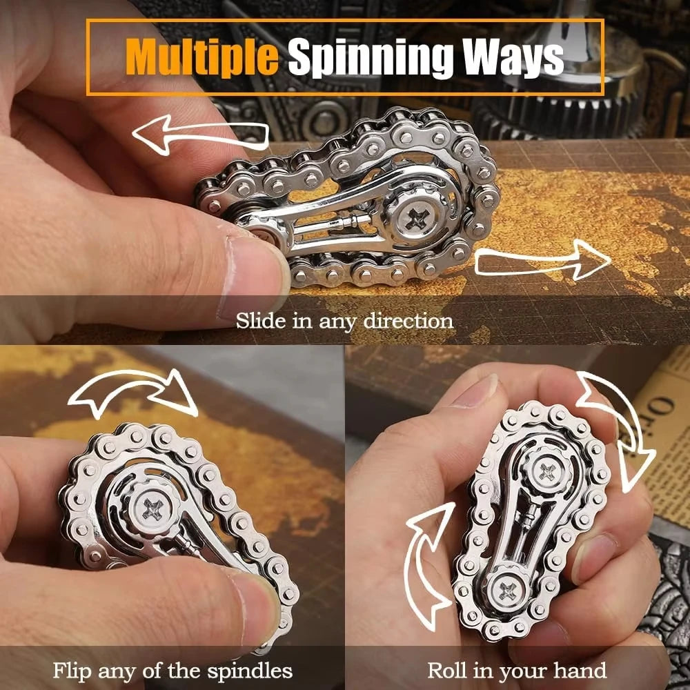 Bike Chain Fidget Spinner
