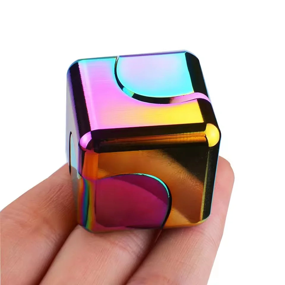 Metal Cube Gyro Spinner