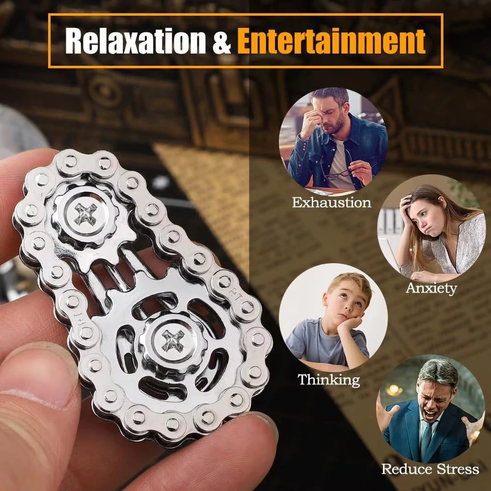 Bike Chain Fidget Spinner